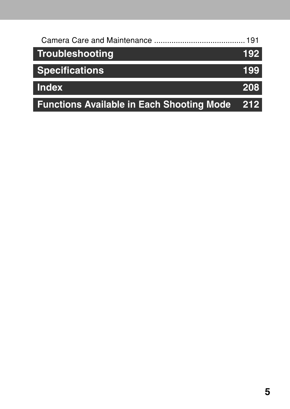 Canon A80 User Manual | Page 9 / 218