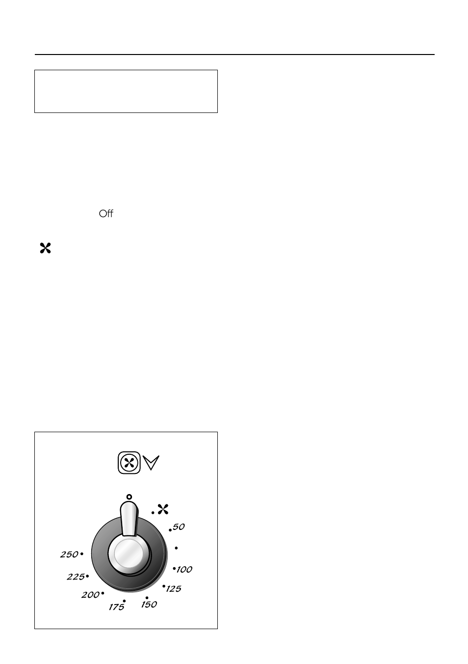 6 - how to use the bottom main oven, Switch and thermostat selector | Caple C5210 User Manual | Page 18 / 32