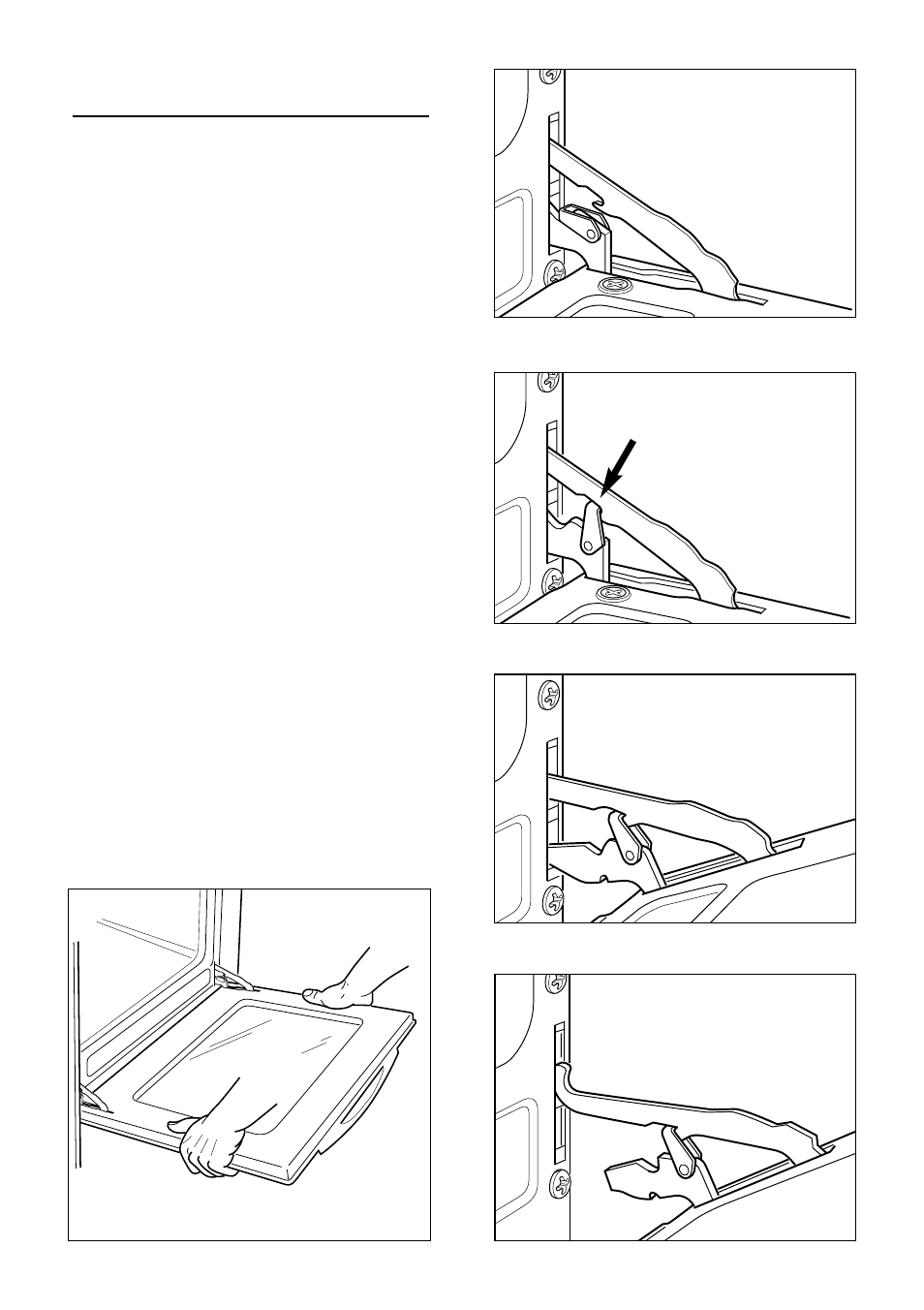 Type a, Removing the oven door | Caple C5210 User Manual | Page 27 / 32