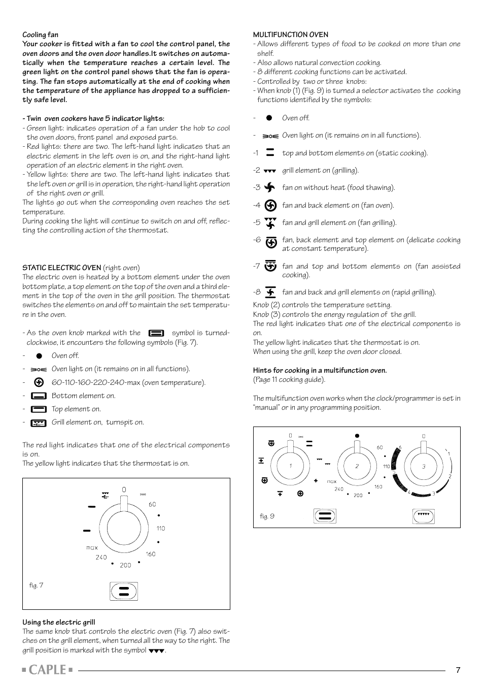 Caple CR1001SS User Manual | Page 7 / 24