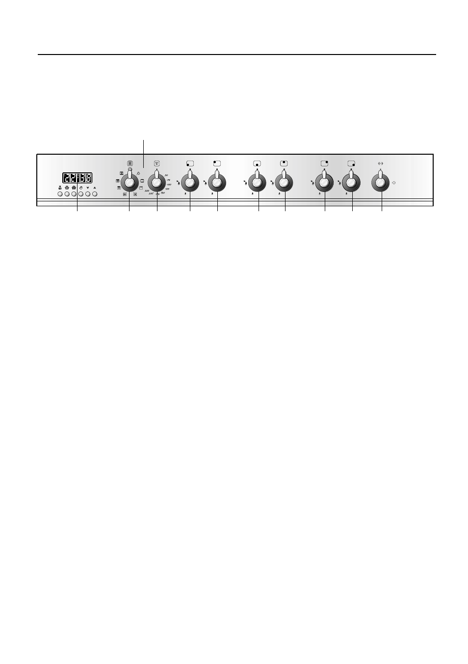 Control panel, Pilot lamp | Caple CR1100SS User Manual | Page 17 / 40