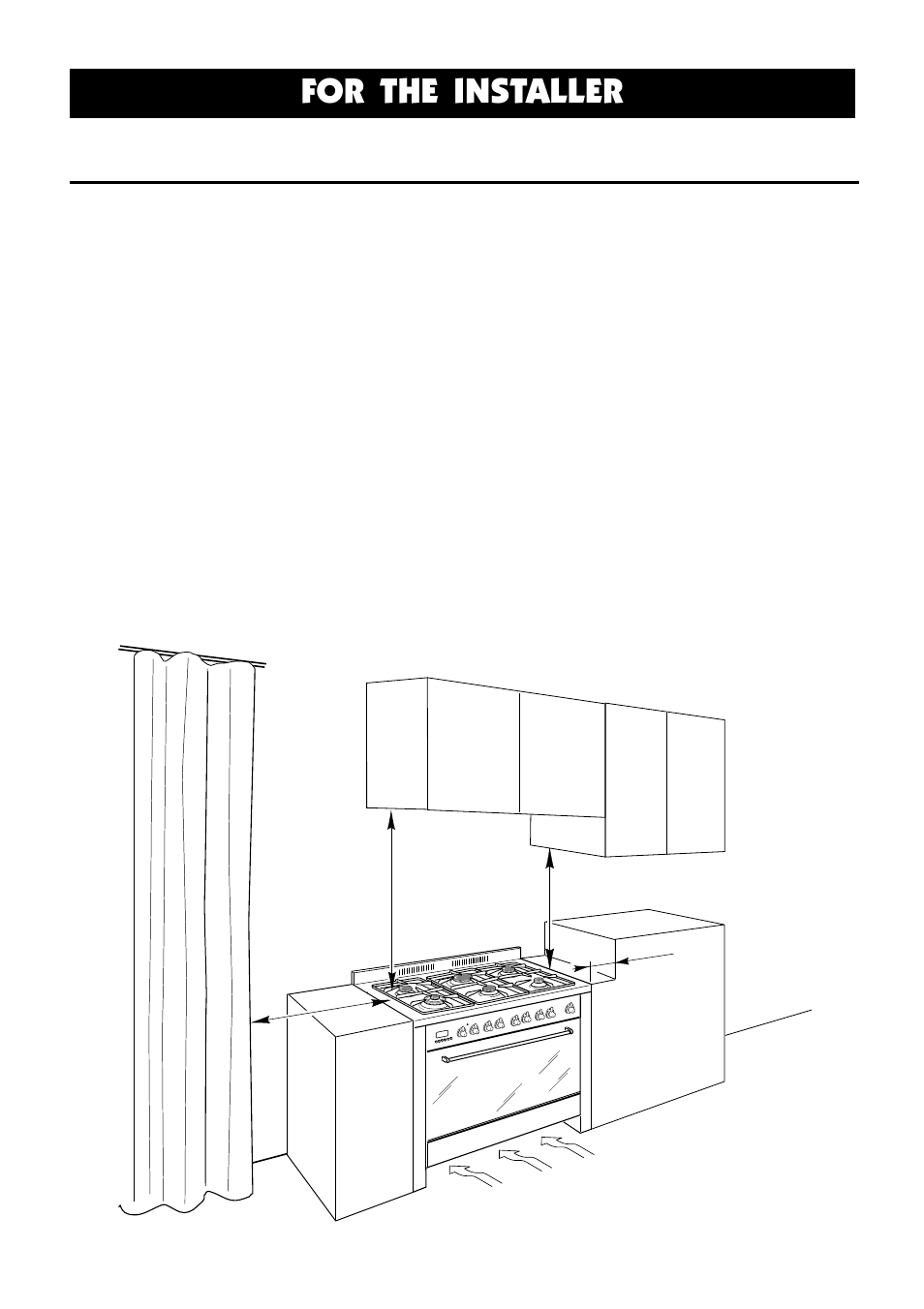 2 - location for the installer | Caple CR1100SS User Manual | Page 6 / 40