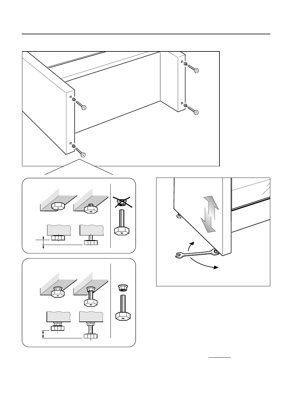 Fitting the adjustable feet | Caple CR1100SS User Manual | Page 8 / 40