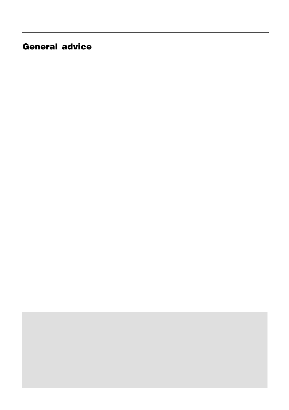 8 - cleaning and maintenance, General advice | Caple CR7200 User Manual | Page 31 / 40