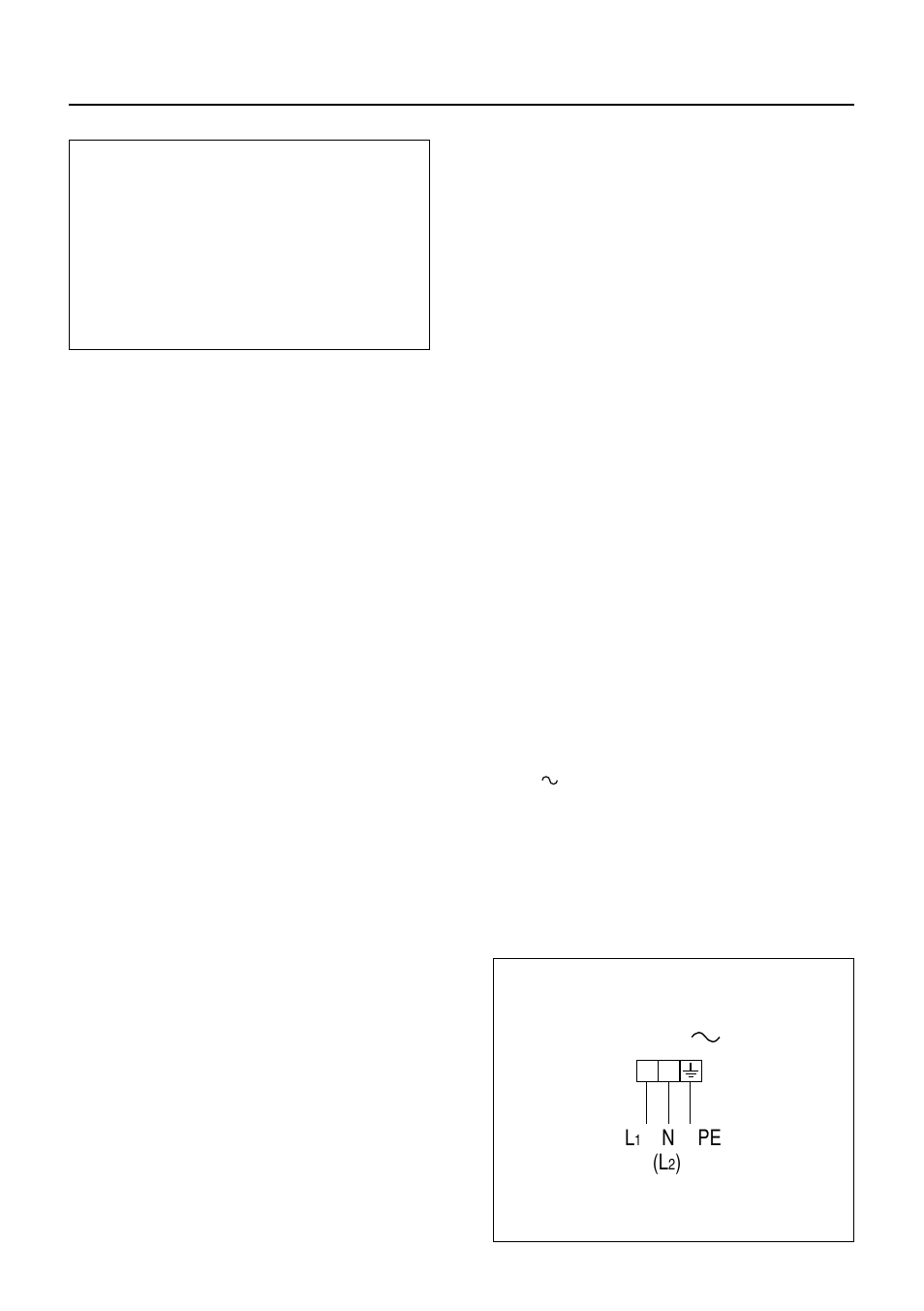 1 - electrical installation - wall box connection, General | Caple CR7200 User Manual | Page 4 / 40