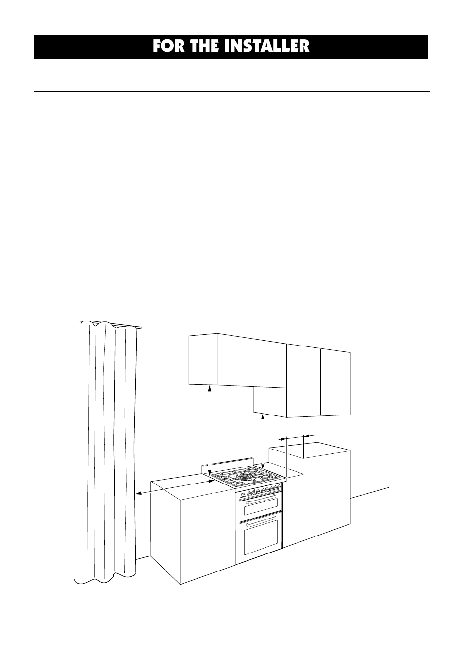 2 - location for the installer | Caple CR7200 User Manual | Page 6 / 40