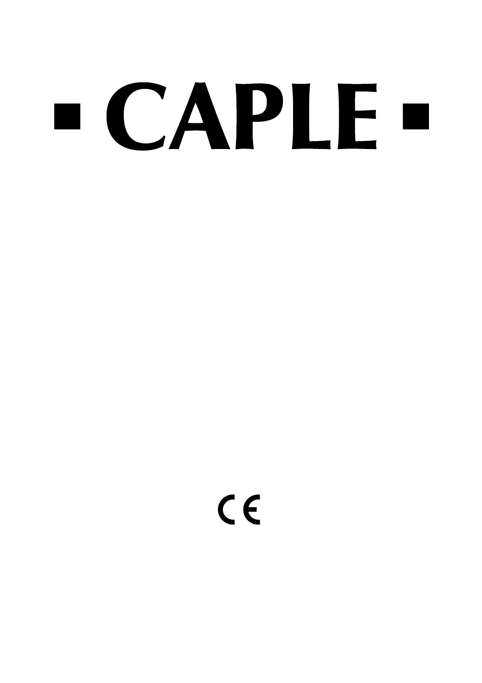 Caple C5220 User Manual | 24 pages