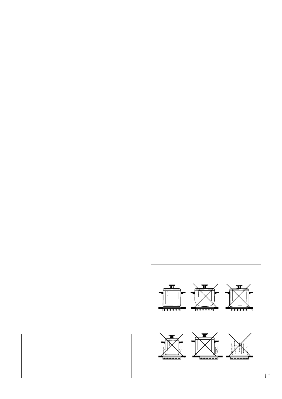 Residual heat indicator, Cooking hints | Caple C5220 User Manual | Page 11 / 24