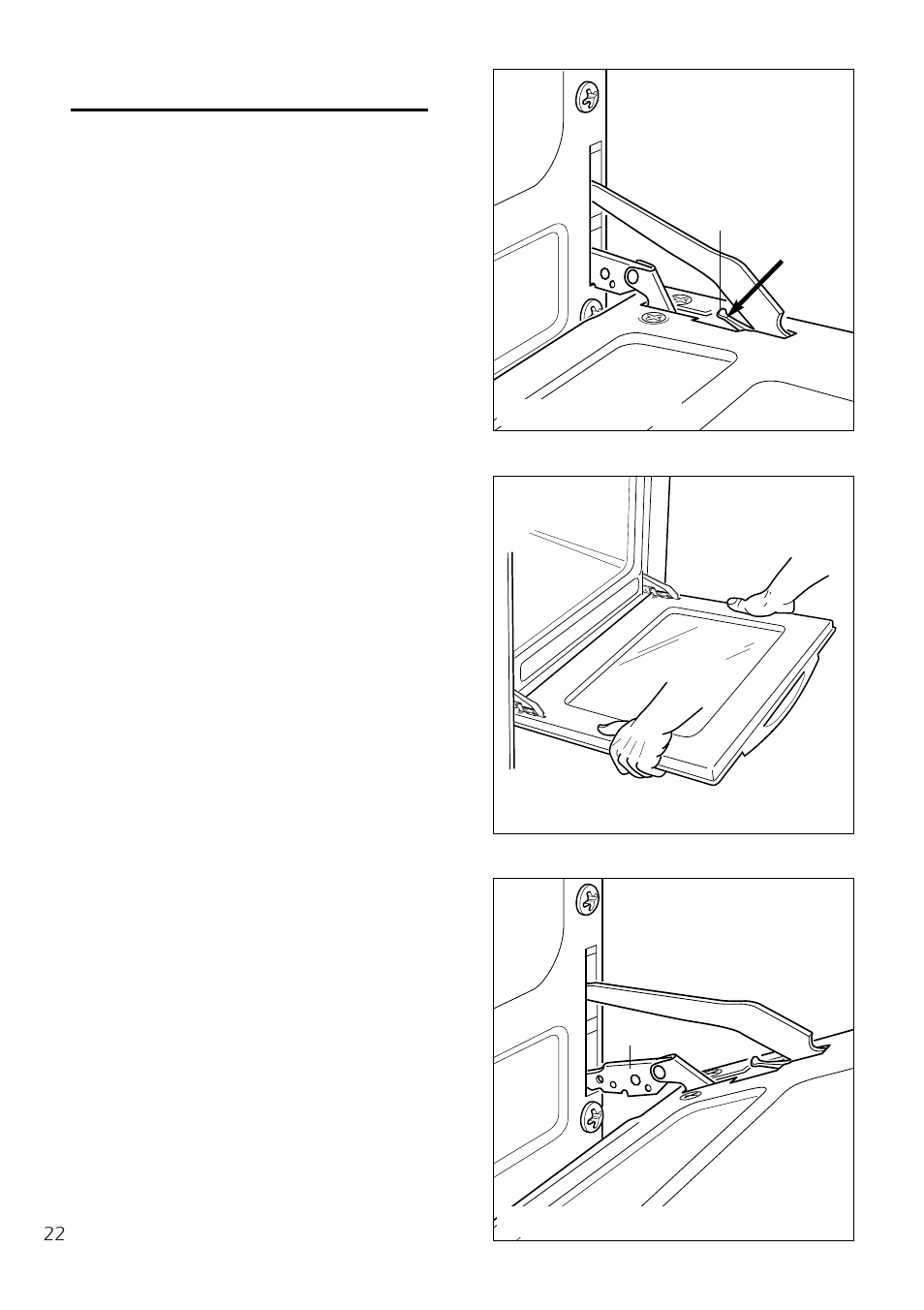 Type b, Dismontling the door, Door assenbly | Caple C5220 User Manual | Page 22 / 24