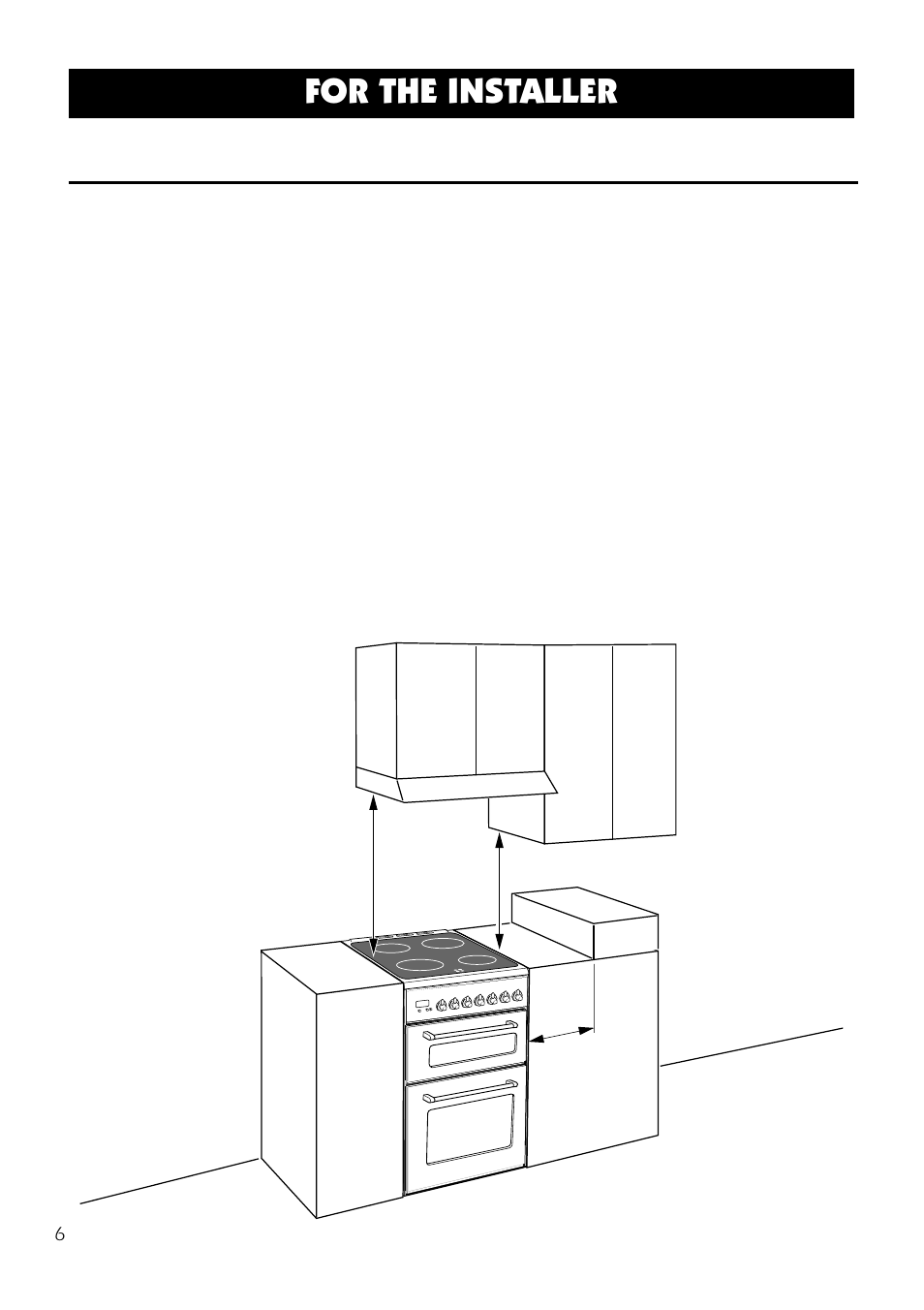 2 - location for the installer | Caple C5220 User Manual | Page 6 / 24