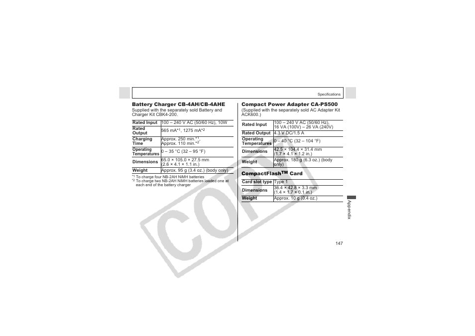 Canon CDI-E144-010 User Manual | Page 149 / 163