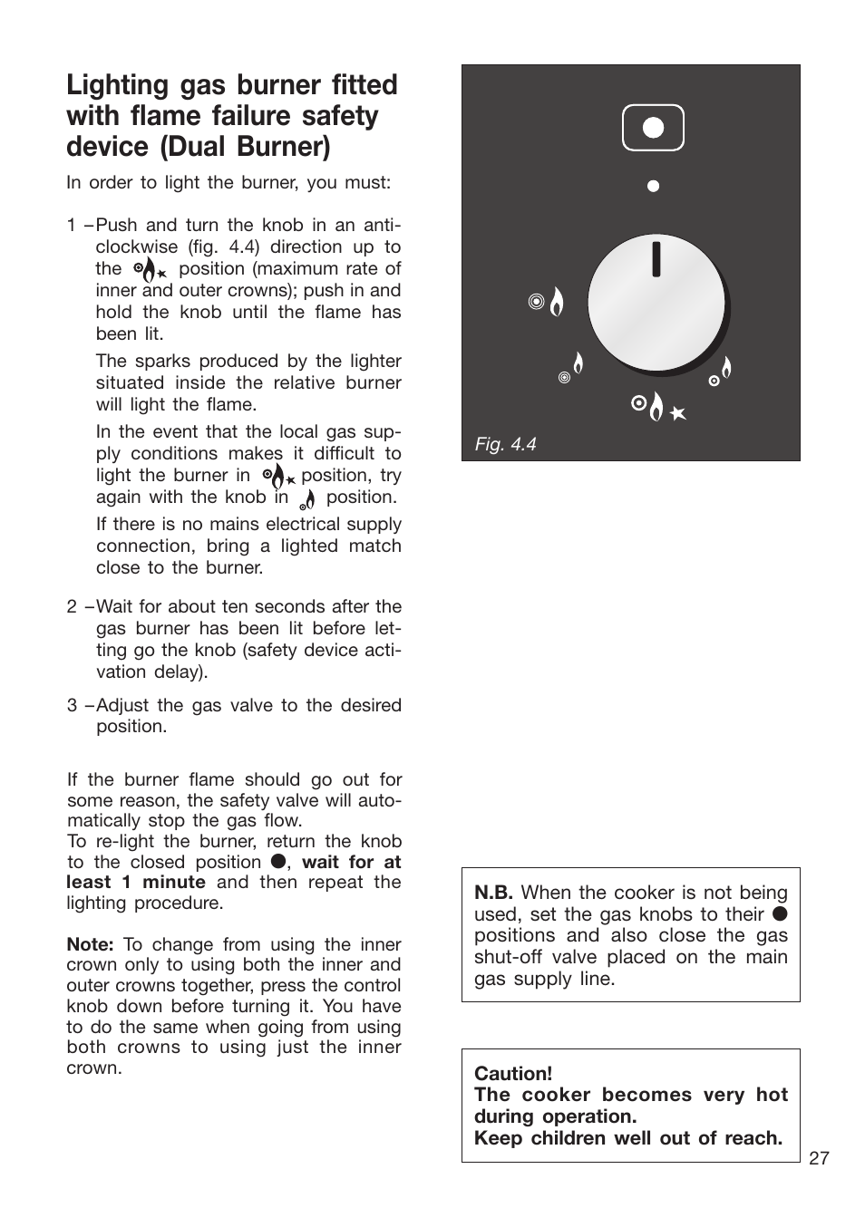 Caple CR9204 User Manual | Page 27 / 52