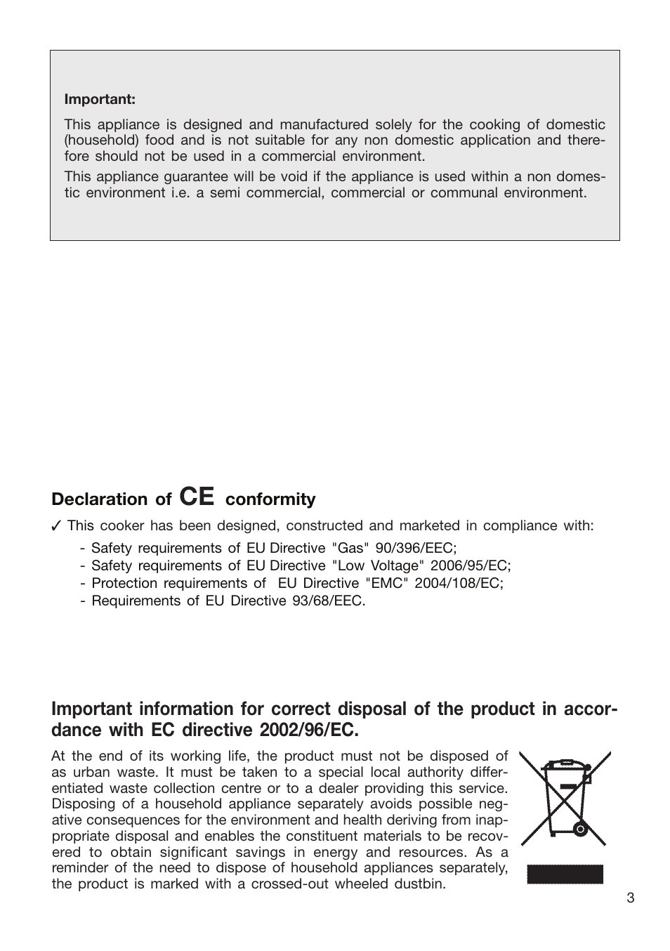 Caple CR9204 User Manual | Page 3 / 52