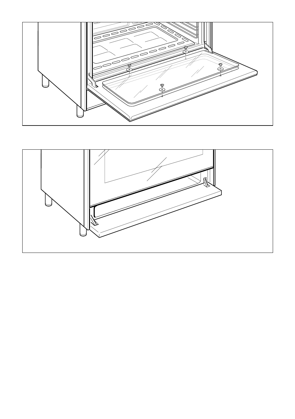 Storage compartment, Oven door | Caple CRG902SS User Manual | Page 32 / 36
