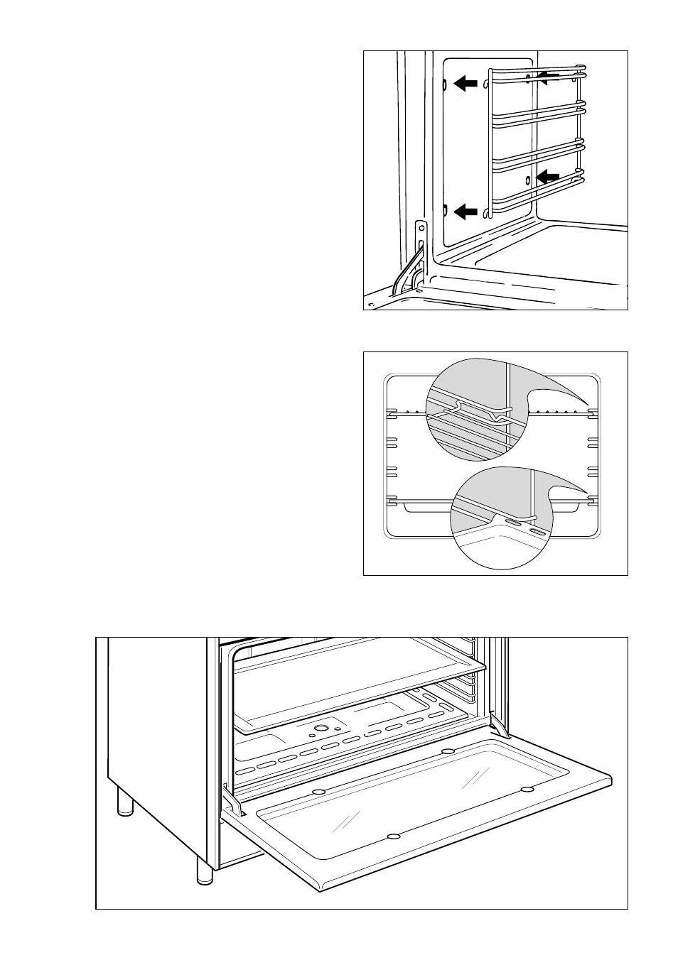 Assembly and dismantling of the side runner frames, Oven floor | Caple CRG902SS User Manual | Page 33 / 36