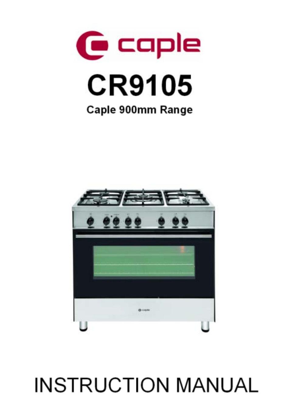 Caple CR9105 User Manual | 40 pages