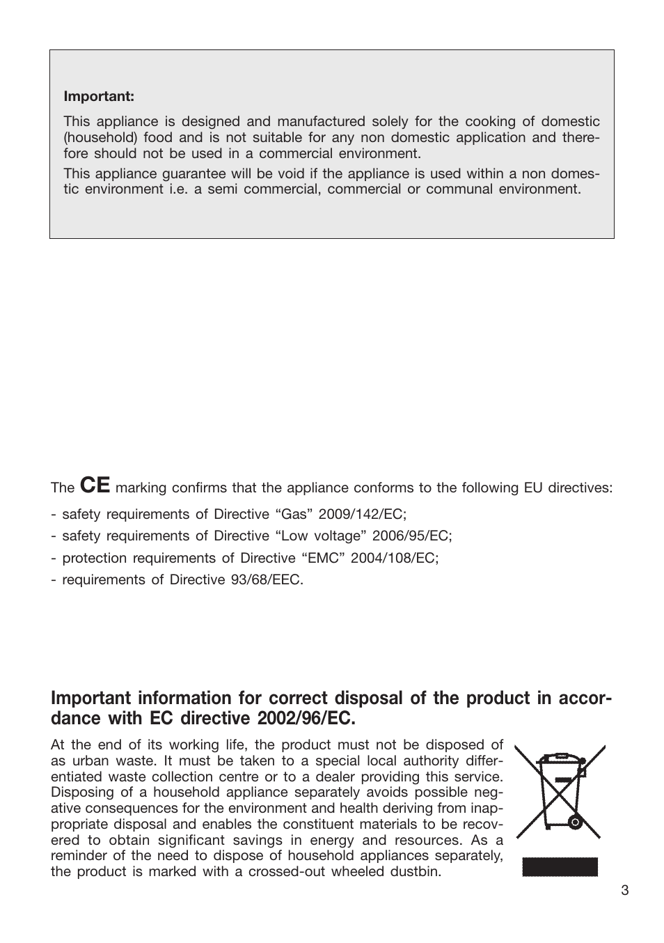 Caple CR9205 User Manual | Page 3 / 44