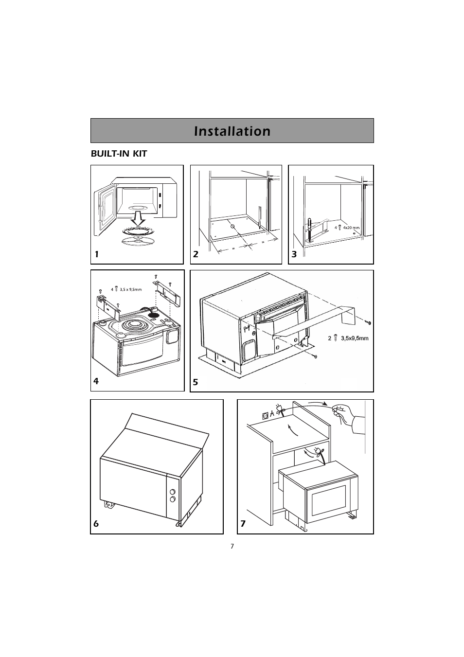 Installation | Caple CM101 User Manual | Page 7 / 28