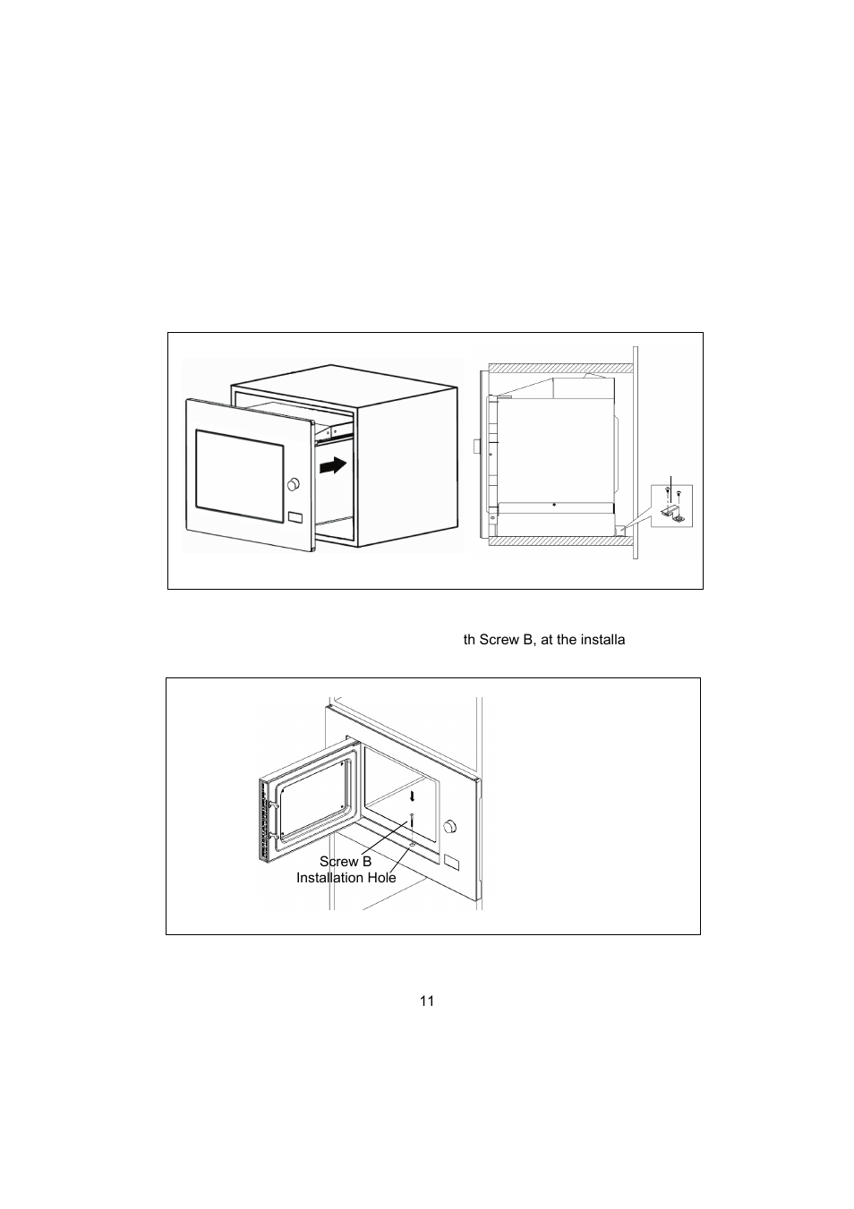 C .install the oven | Caple CM119 User Manual | Page 11 / 17