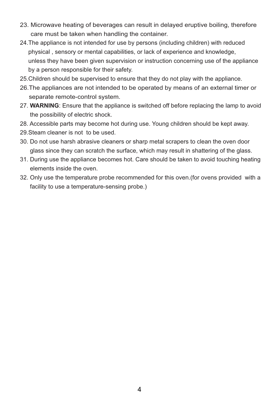 Caple CM119 User Manual | Page 4 / 17