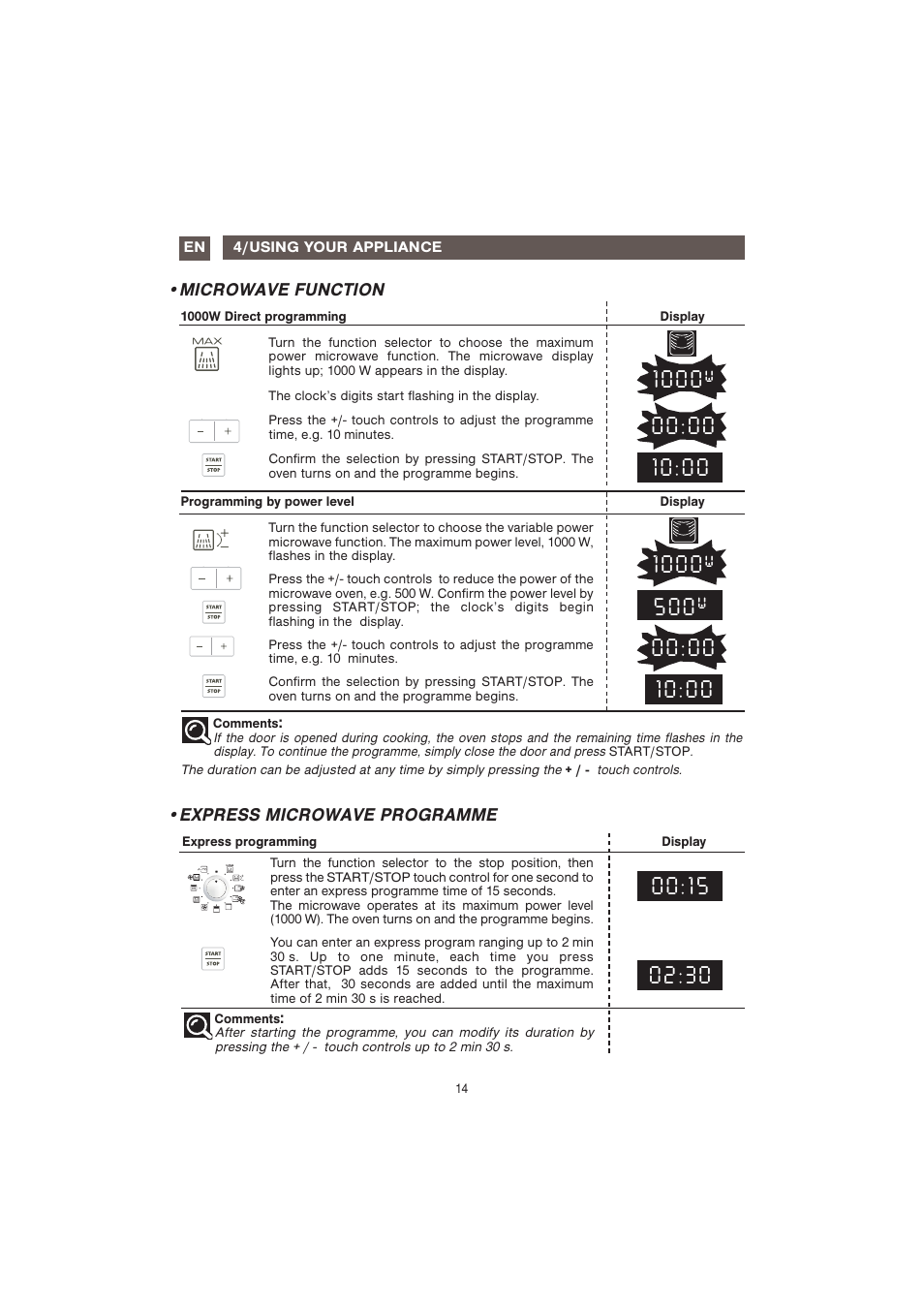 Caple CM107 User Manual | Page 14 / 29