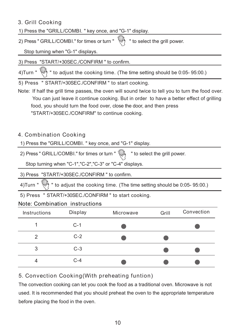 Caple CM118 User Manual | Page 10 / 20