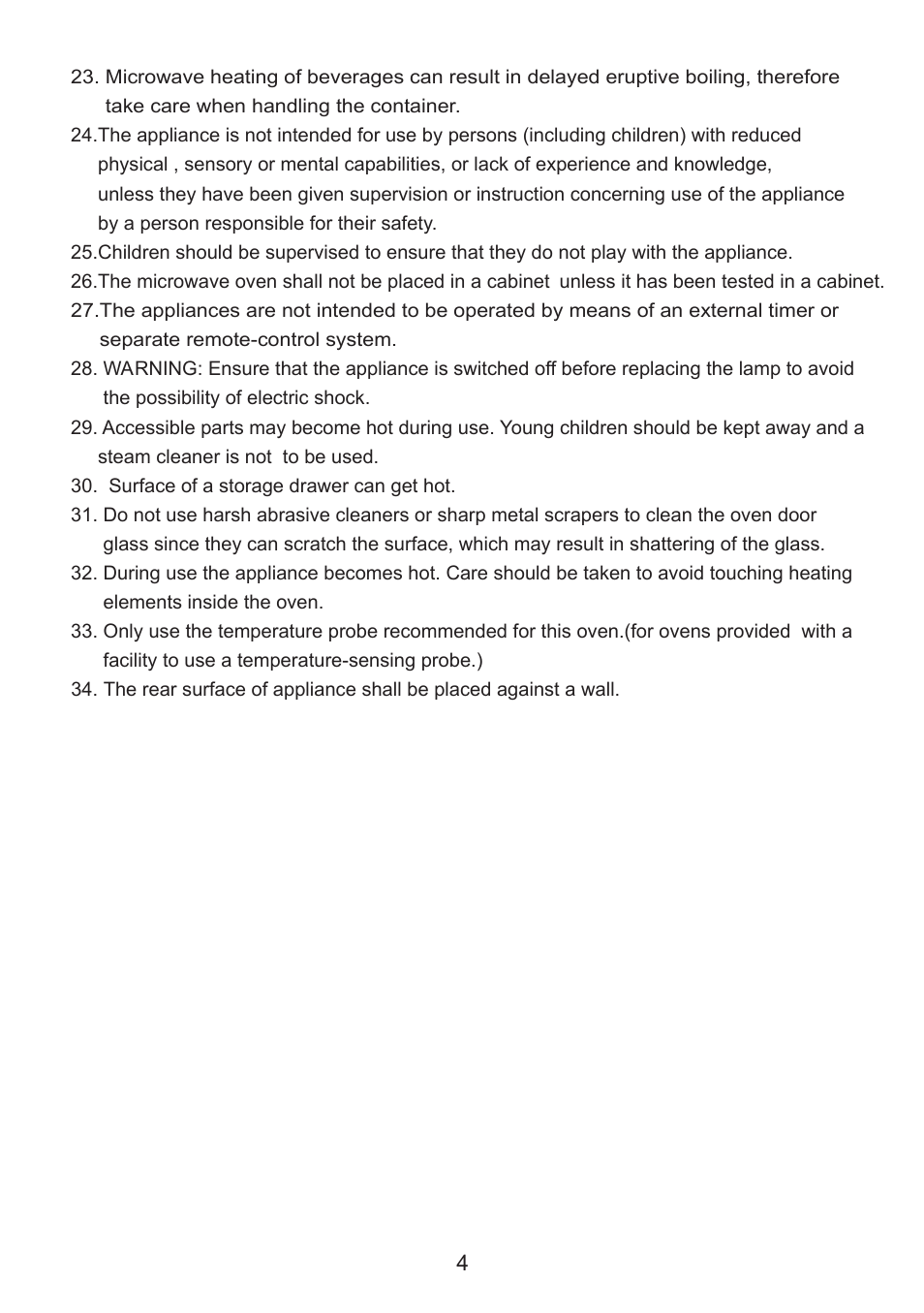 Caple CM118 User Manual | Page 4 / 20