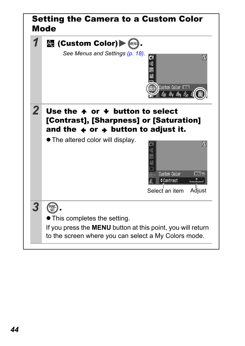 Canon A450 User Manual | Page 46 / 112