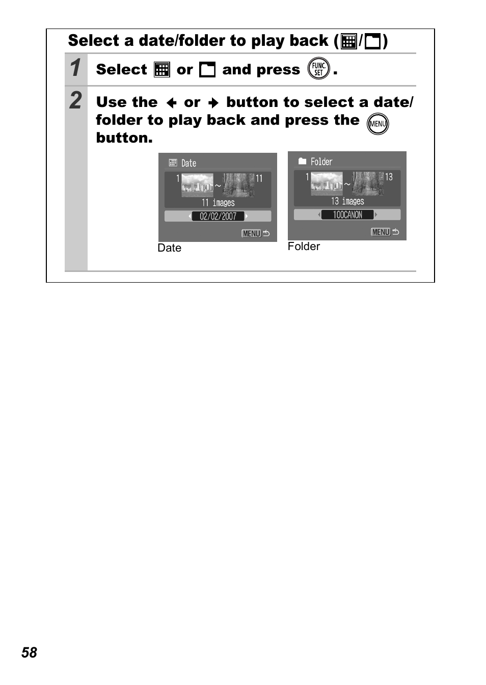 P. 58) | Canon A450 User Manual | Page 60 / 112