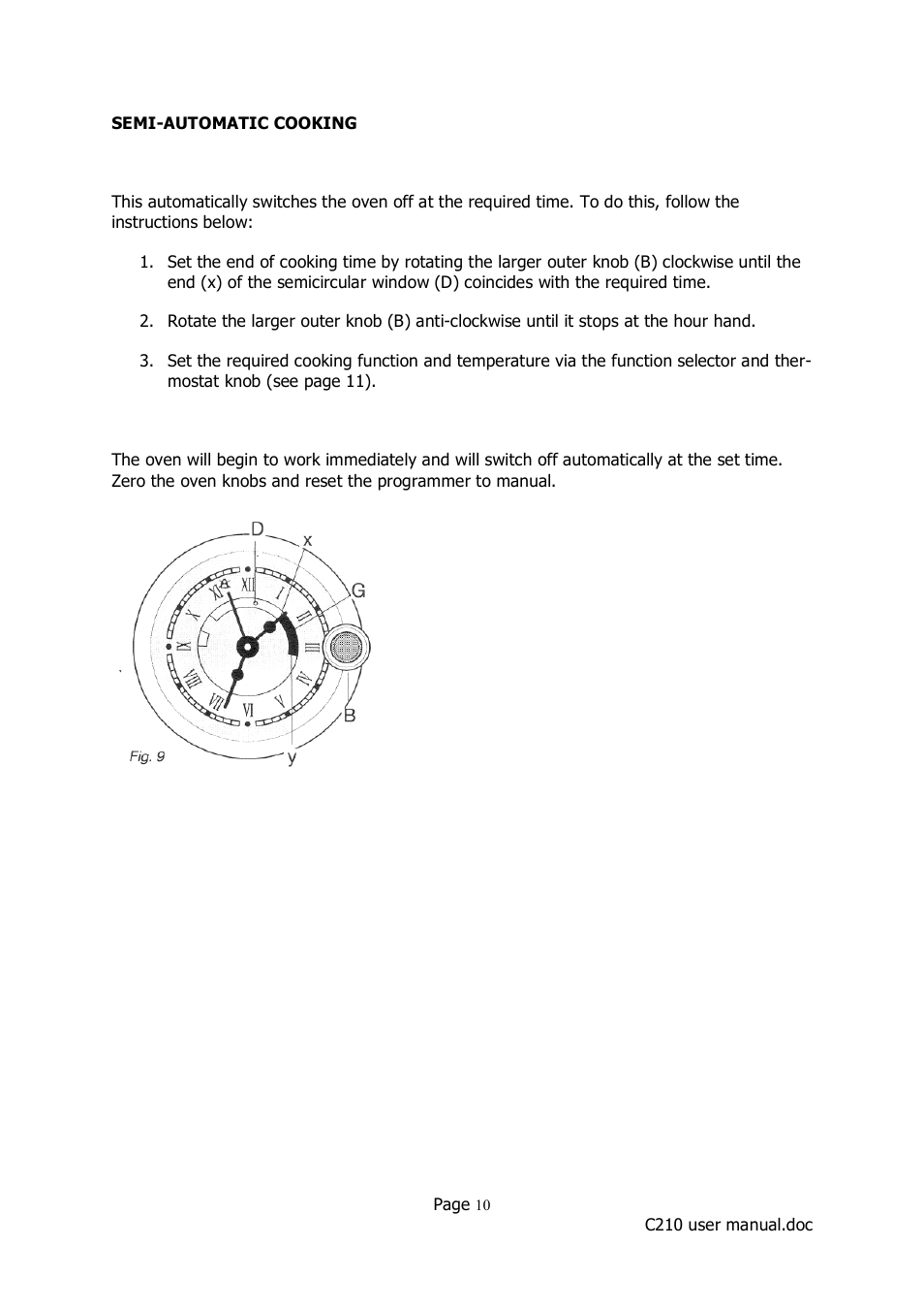 Caple C210 User Manual | Page 10 / 14