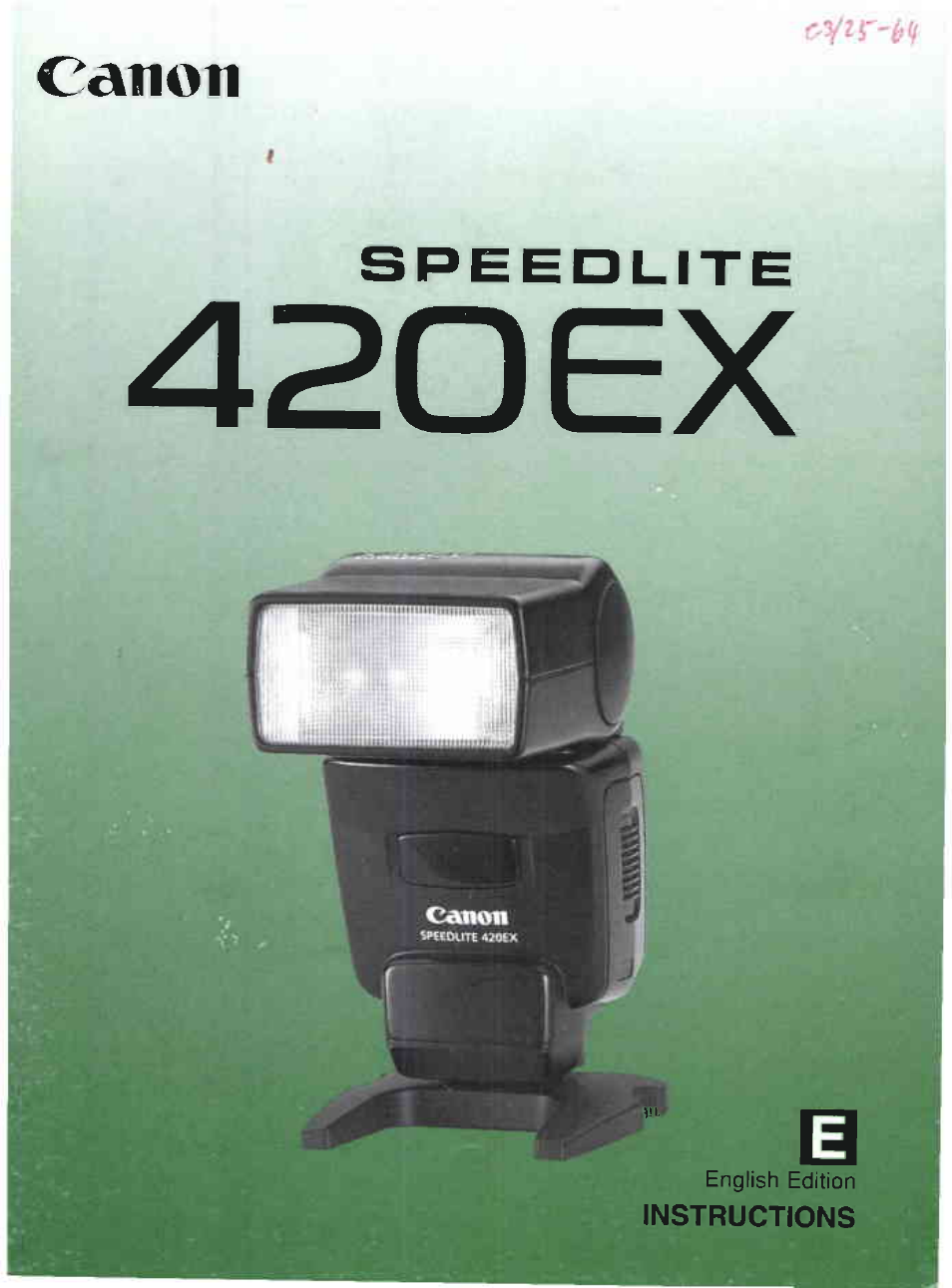 Canon 420EX User Manual | 56 pages