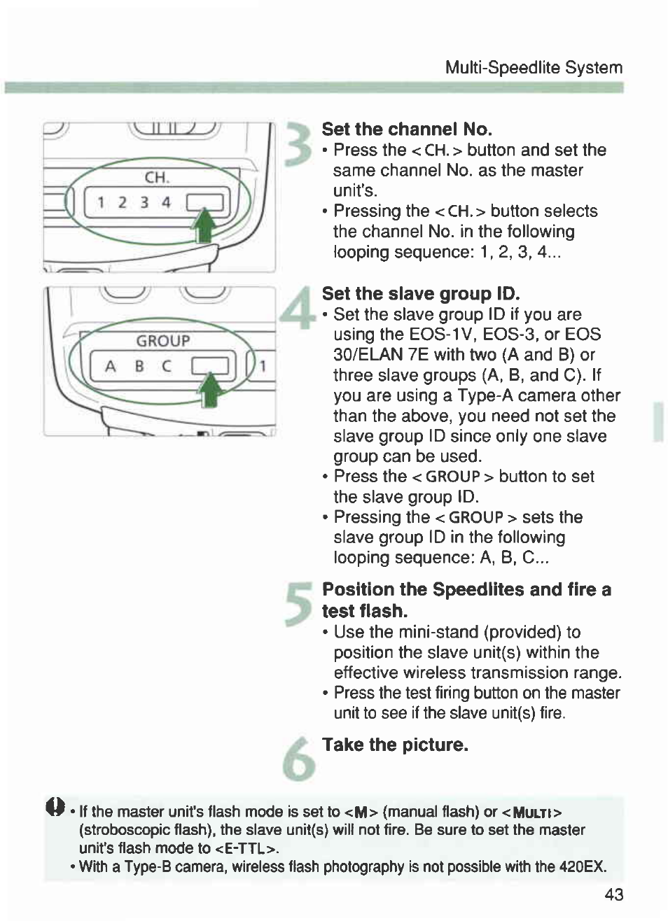 Canon 420EX User Manual | Page 43 / 56