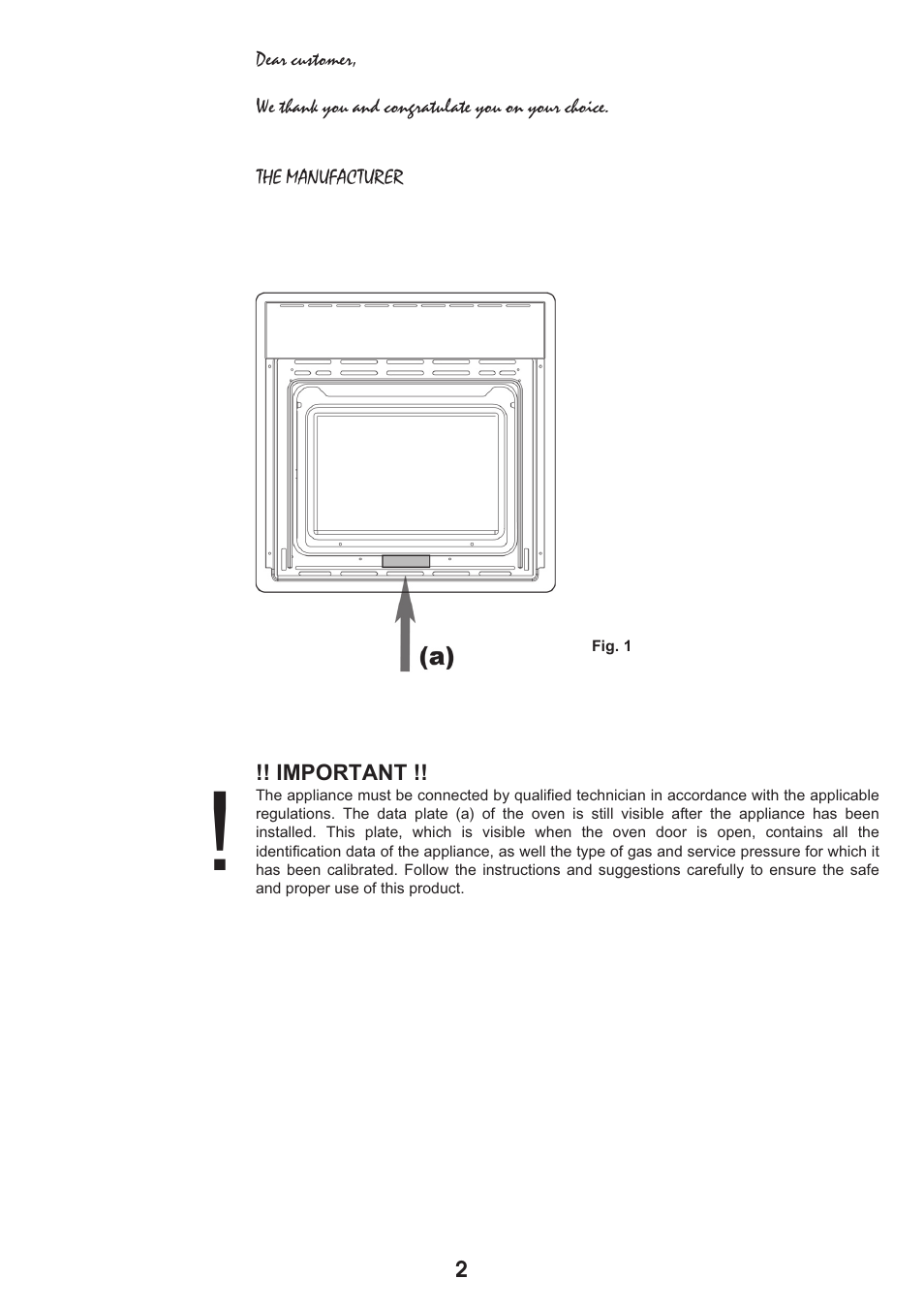 Caple C2500SS User Manual | Page 2 / 20