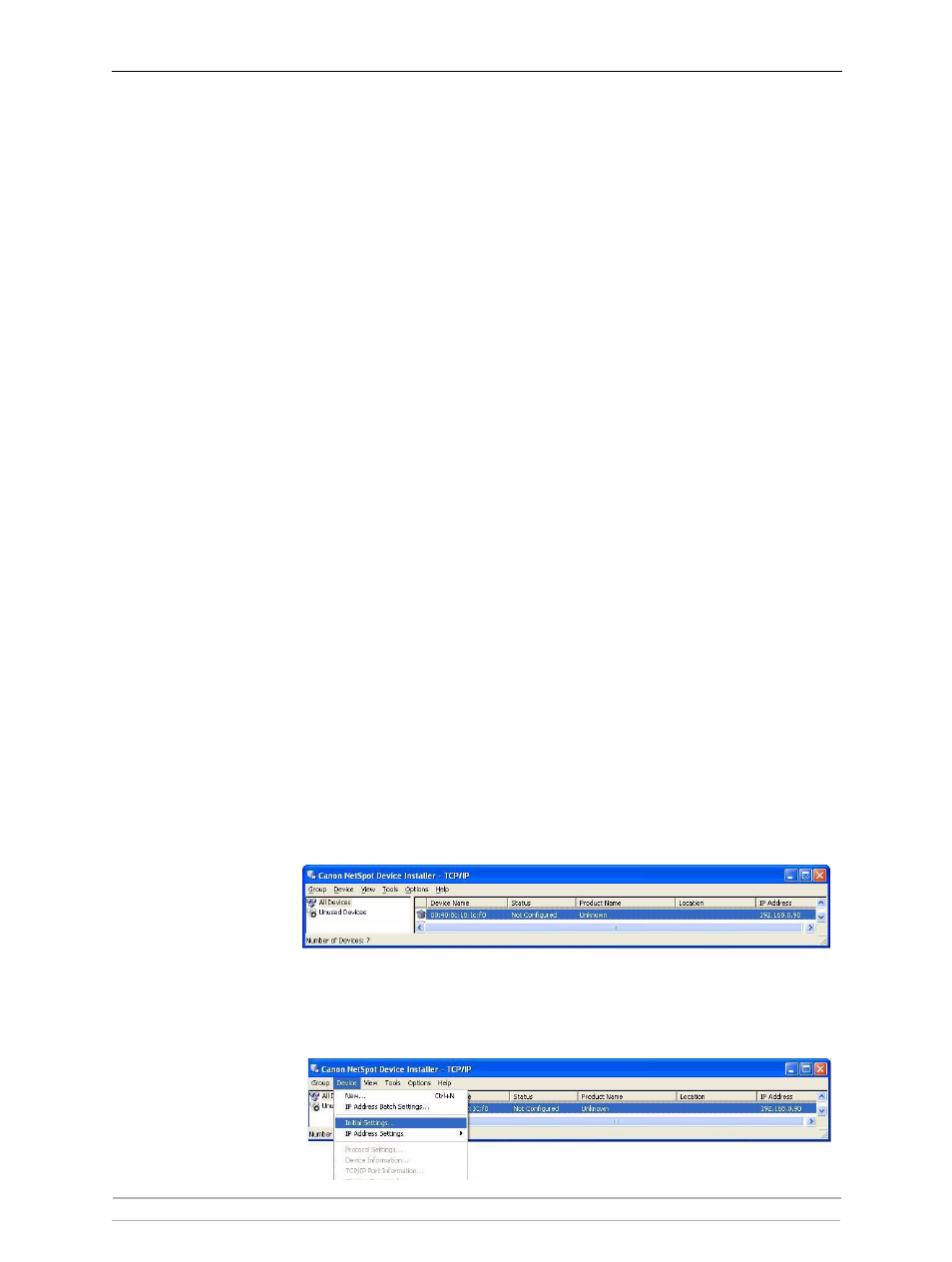 Set the ip aaddress using netspot device installer | Canon AXIS 1650 User Manual | Page 14 / 75