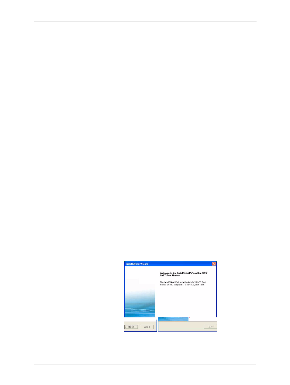 Section 6 windows installation, Section 6, Windows installation | Canon AXIS 1650 User Manual | Page 17 / 75