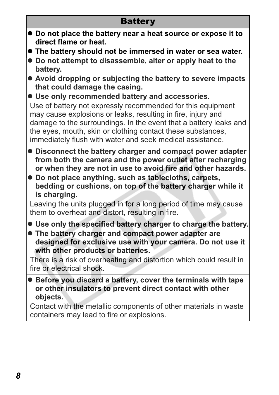 Canon Leather Soft Case 70 User Manual | Page 10 / 163
