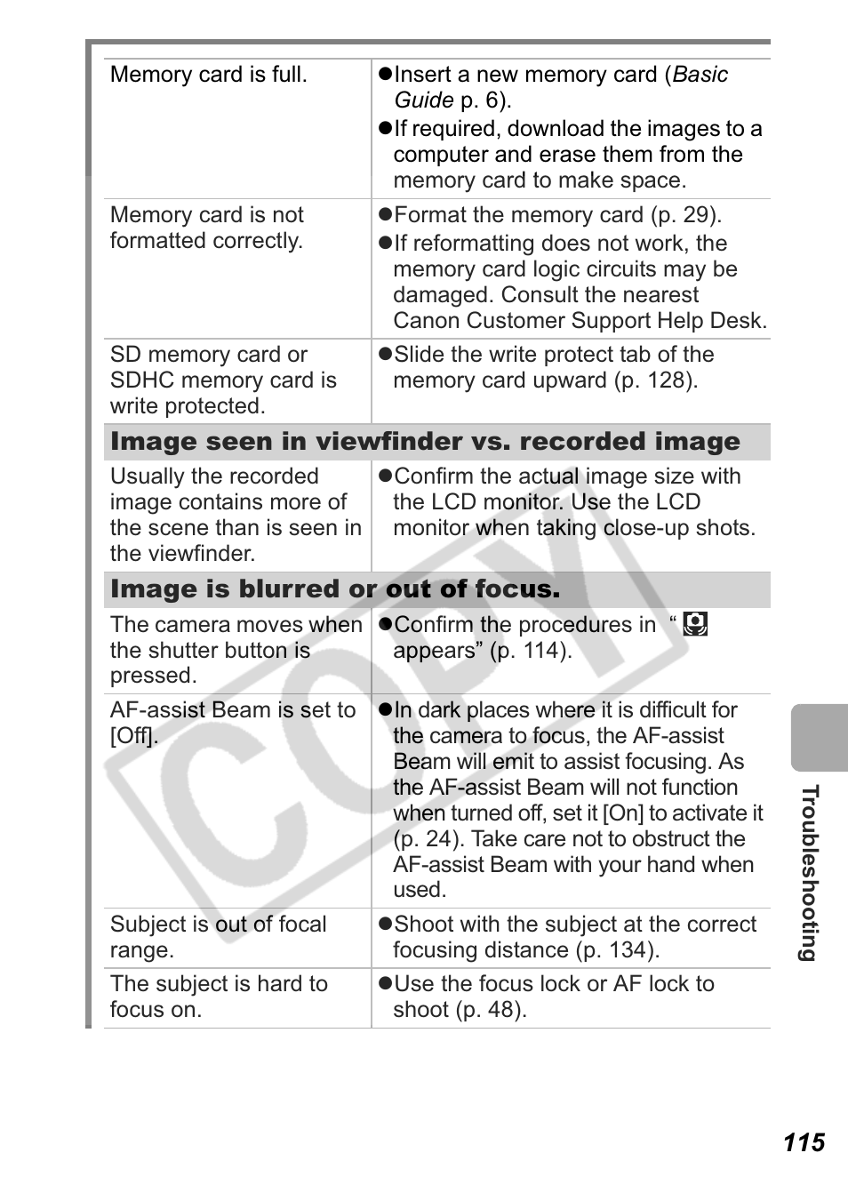 Canon Leather Soft Case 70 User Manual | Page 117 / 163