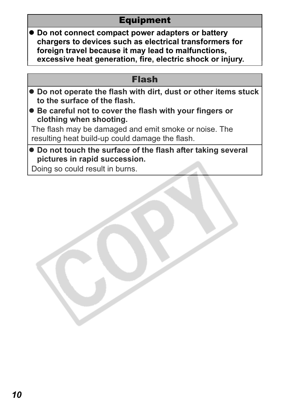 Canon Leather Soft Case 70 User Manual | Page 12 / 163