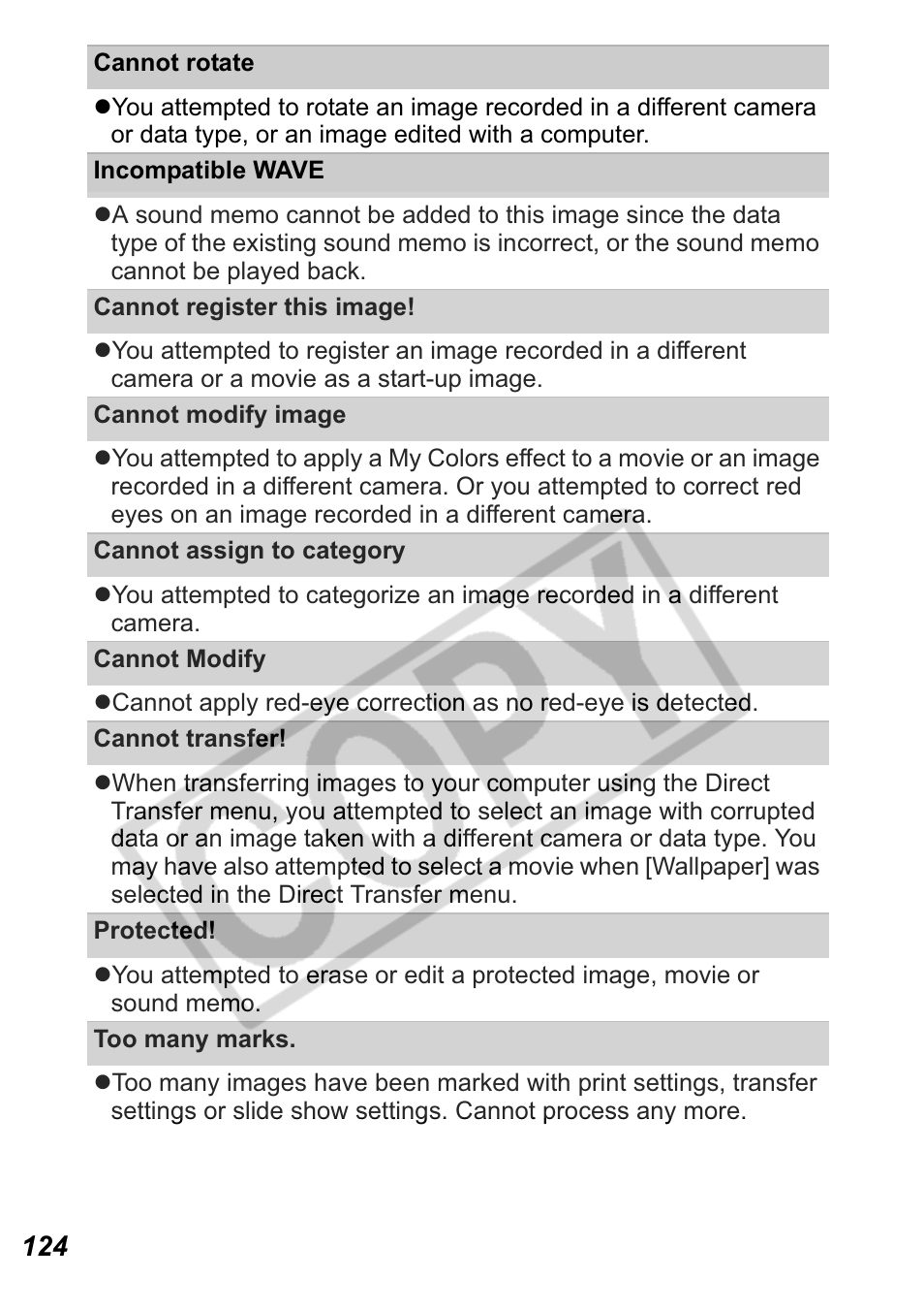 Canon Leather Soft Case 70 User Manual | Page 126 / 163