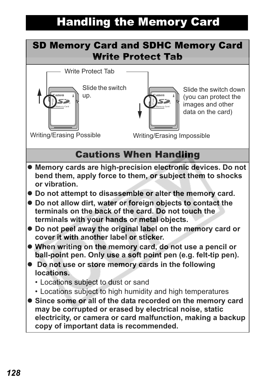 Canon Leather Soft Case 70 User Manual | Page 130 / 163