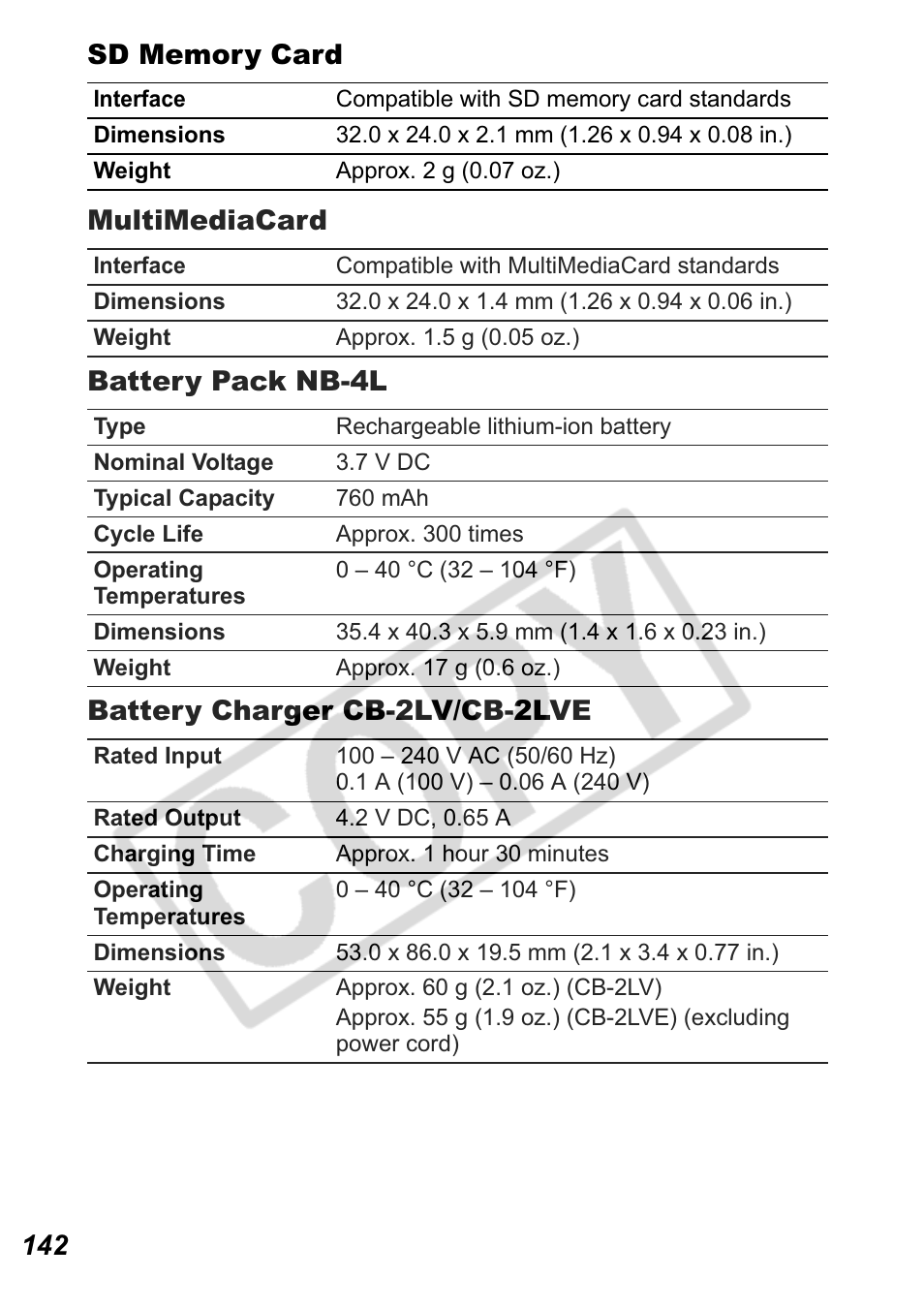Canon Leather Soft Case 70 User Manual | Page 144 / 163