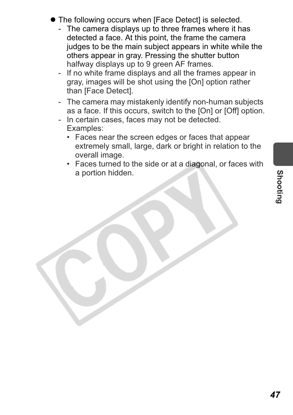 Canon Leather Soft Case 70 User Manual | Page 49 / 163
