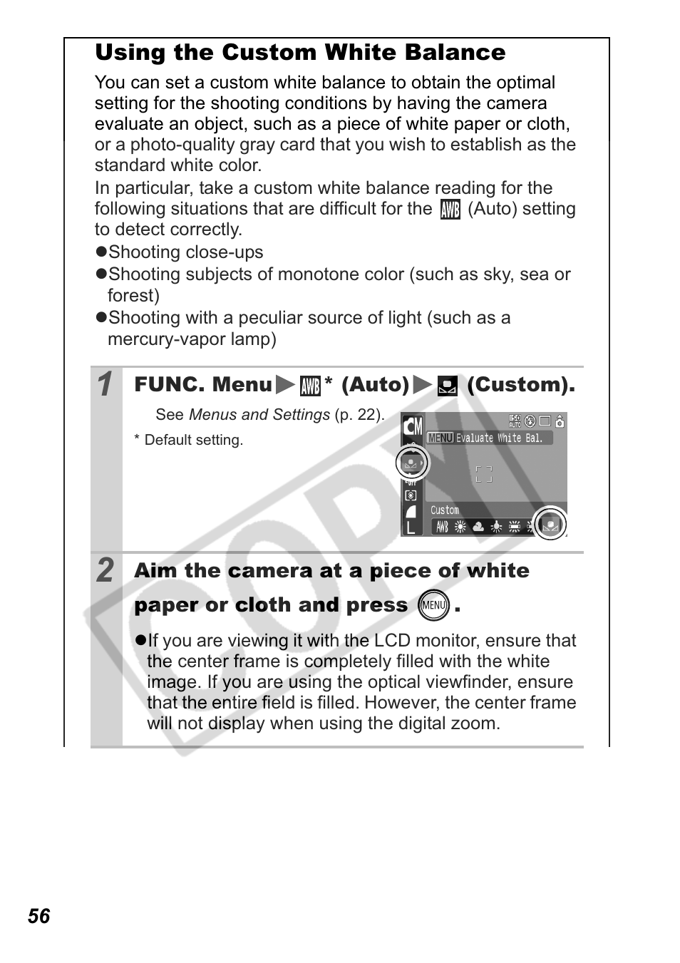 Canon Leather Soft Case 70 User Manual | Page 58 / 163