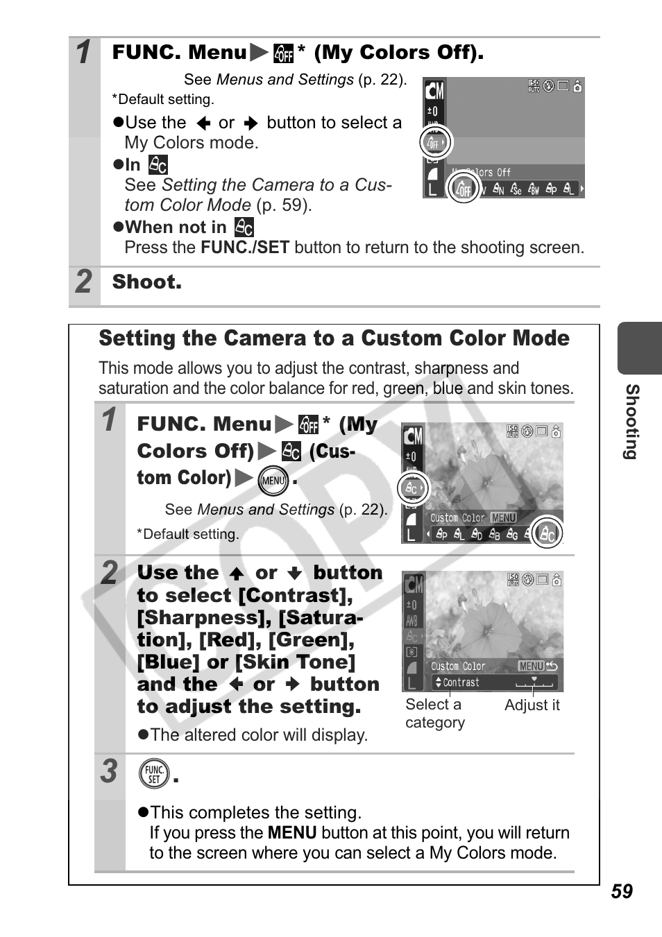 Canon Leather Soft Case 70 User Manual | Page 61 / 163