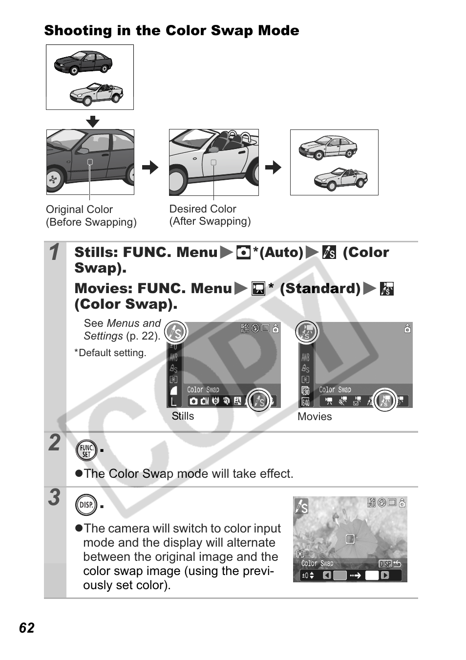Canon Leather Soft Case 70 User Manual | Page 64 / 163