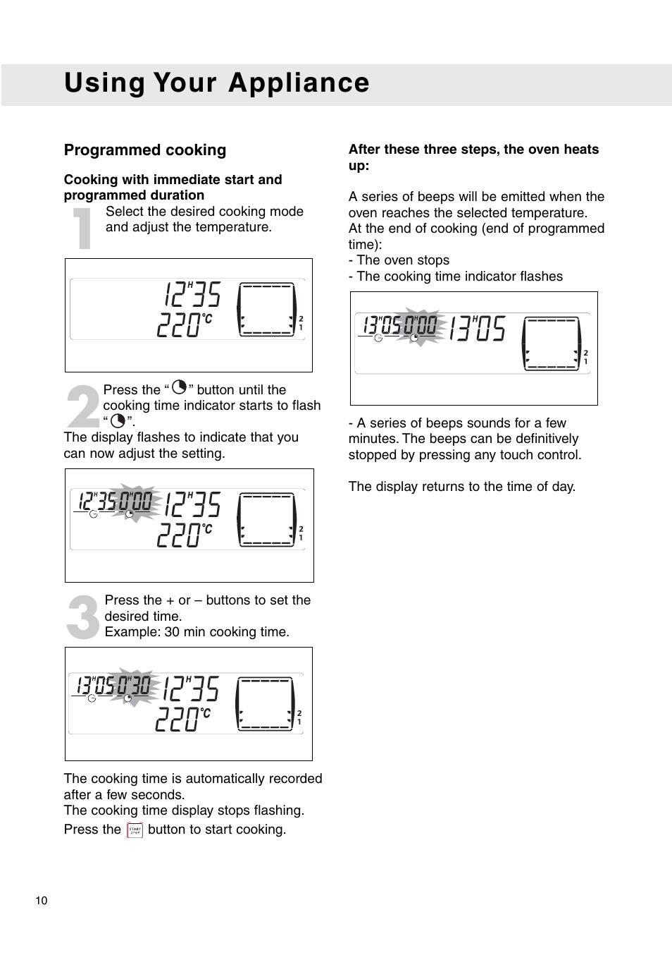 C2471ss, Using your appliance | Caple C2471 User Manual | Page 10 / 22