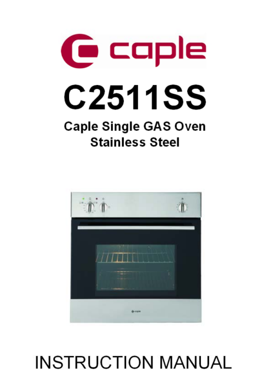 Caple C2511 User Manual | 53 pages