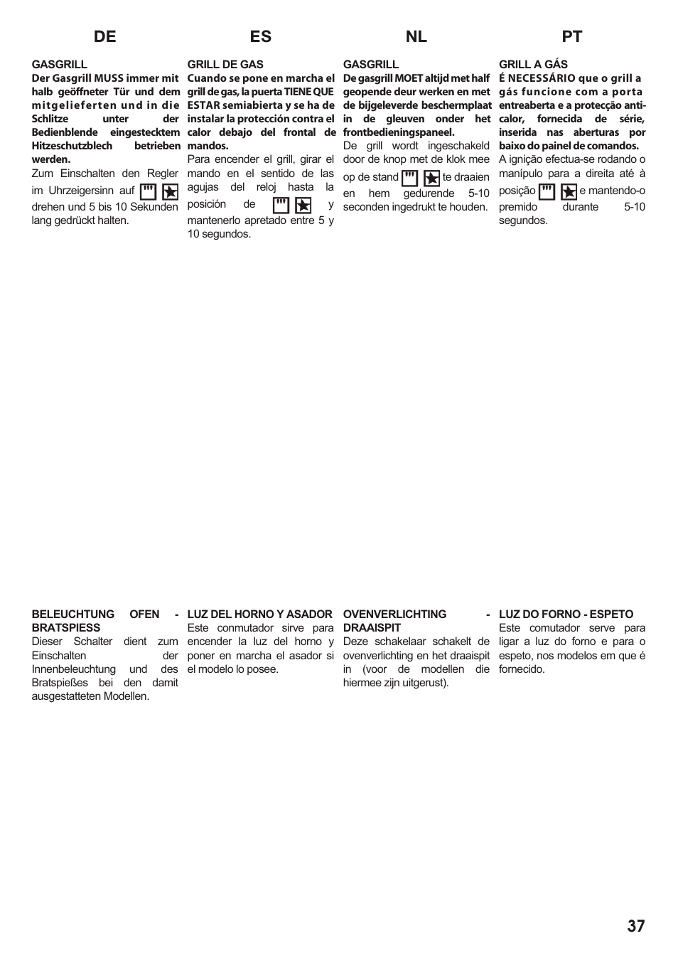 Caple C2511 User Manual | Page 38 / 53