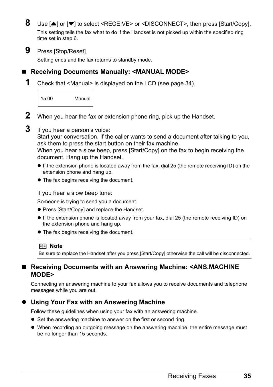 Canon FAX-JX210P User Manual | Page 36 / 86