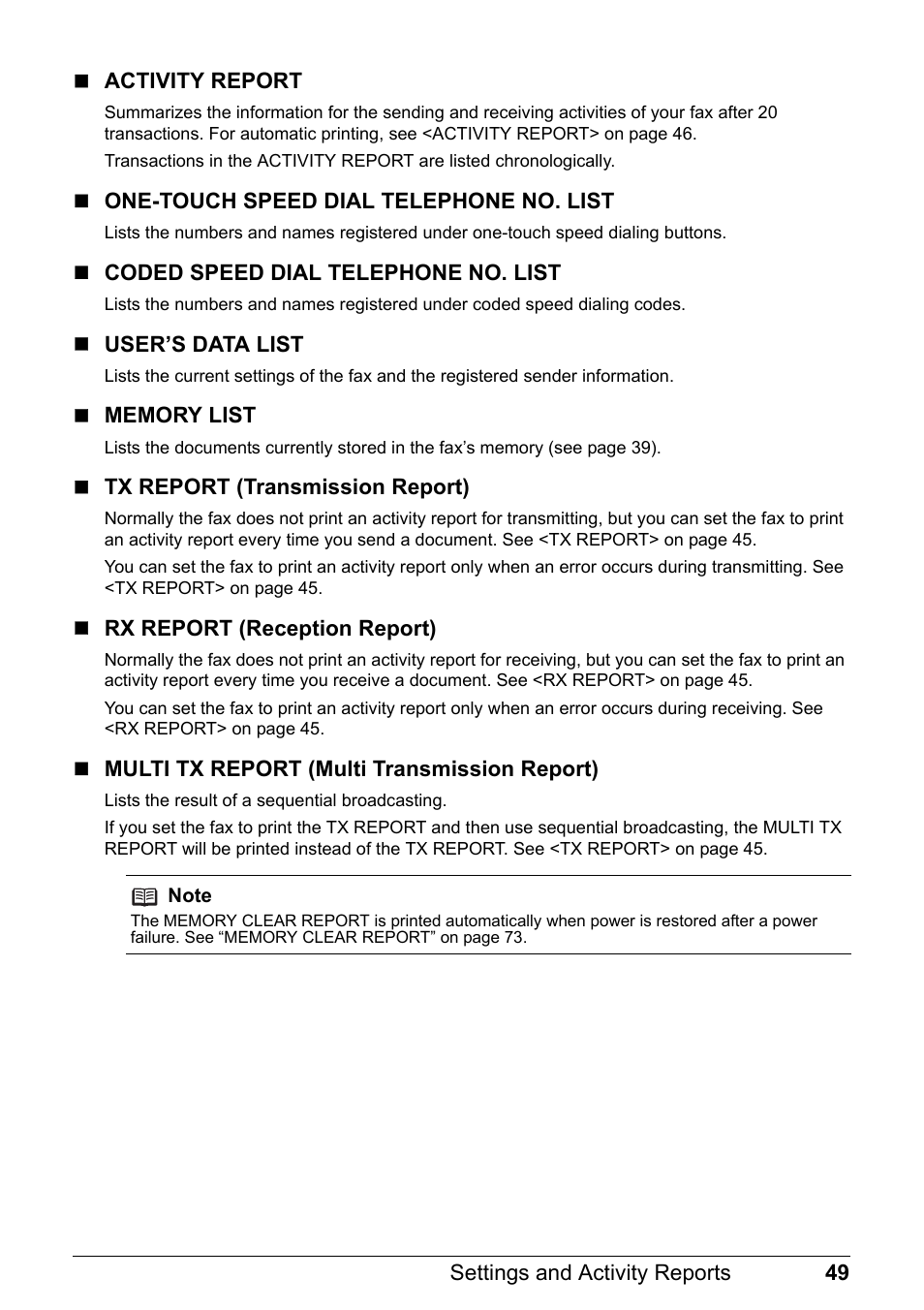 Canon FAX-JX210P User Manual | Page 50 / 86